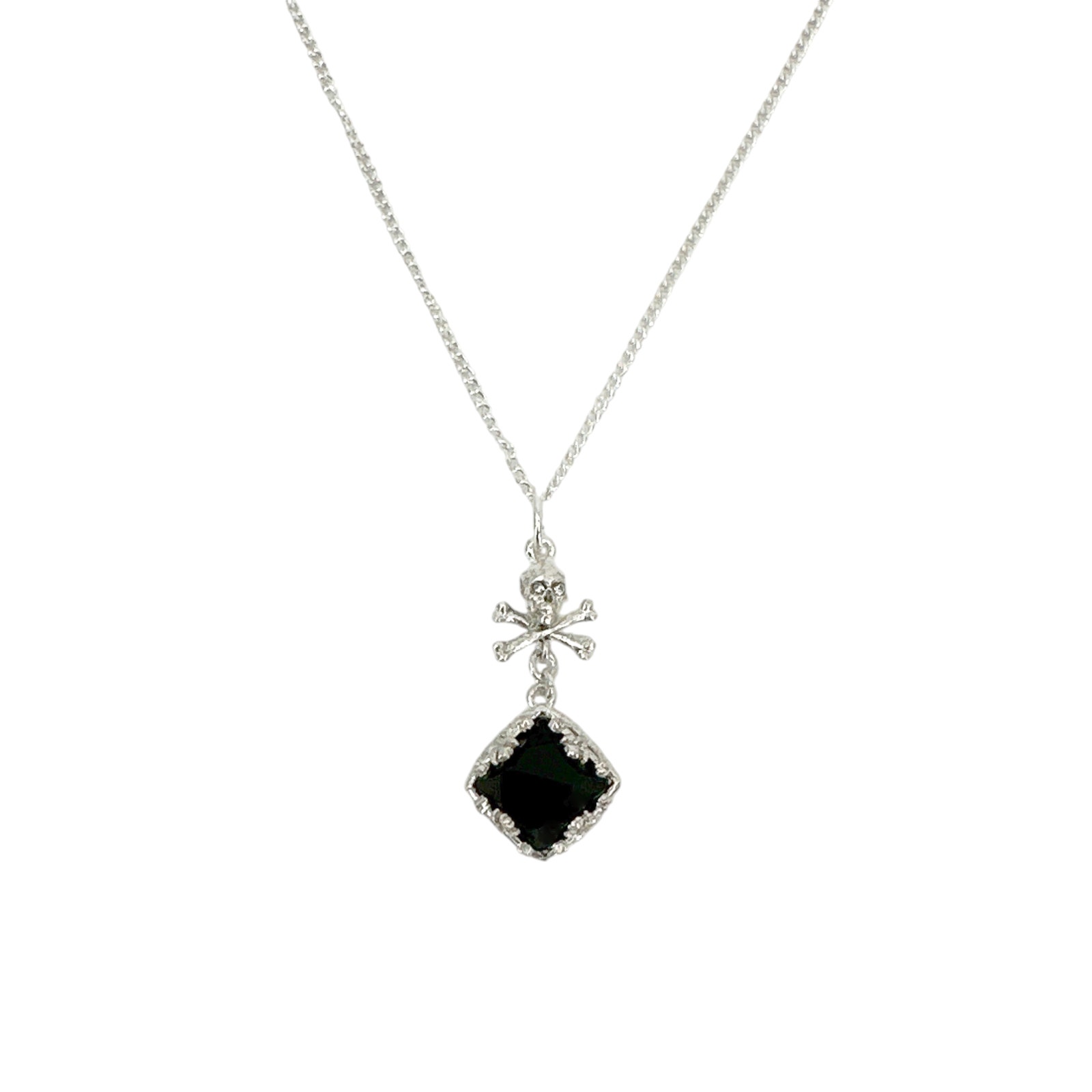 Virgins Saints & Angels Vsa Skull Treasure Charm Necklace Chain In Silver — image 3 of 8